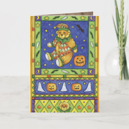 かわいいハロウィンのグリーティングカード カード