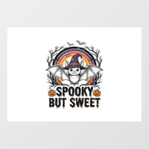 かわいいハロウィンのコウモリのヴィンテージの彫刻の怖いTシャツ ウィンドウサイン