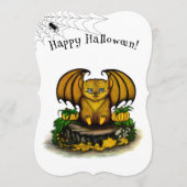  かわいいハロウィンのコウモリ プログラム (正面)
