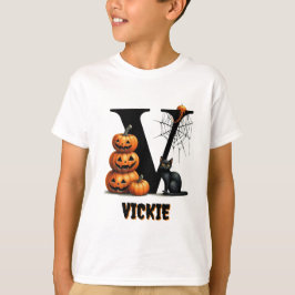 かわいいハロウィンのトリック・オア・トリート Tシャツ