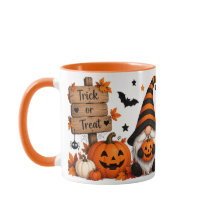 かわいいハロウィンのノーム幽霊マグカップ