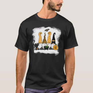 かわいいハロウィンのノーム 怖いガーデニング トリック オア トリート Tシャツ
