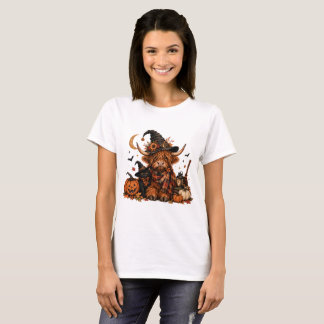 かわいいハロウィンのハイランドカウのTシャツ Tシャツ
