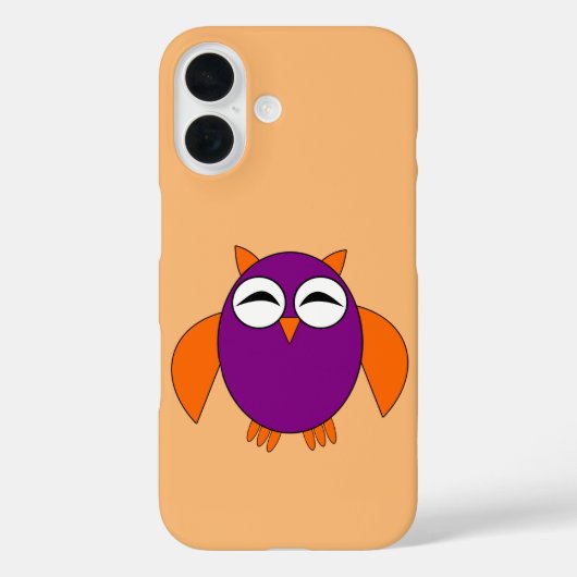 かわいいハロウィンのフクロウ Case-Mate iPhoneケース (裏面)