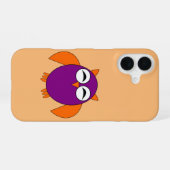 かわいいハロウィンのフクロウ iPhone 16ケース (裏面横)