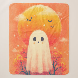 かわいいハロウィンのブランケット シェルパブランケット