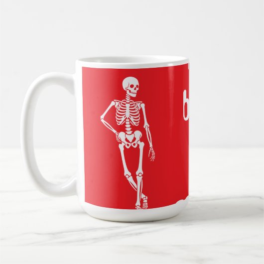 かわいいハロウィンのホラー・デザイン コーヒーマグカップ (左)