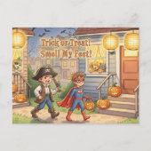 かわいいハロウィンのポストカード ポストカード (正面)