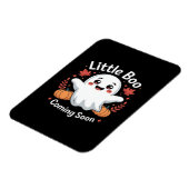 かわいいハロウィンの妊娠発表 マグネット (左側)