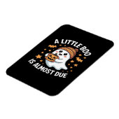 かわいいハロウィンの妊娠発表 マグネット (左側)