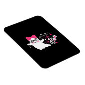 かわいいハロウィンの妊娠発表 マグネット (右側)