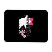 かわいいハロウィンの妊娠発表 マグネット (横)