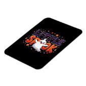 かわいいハロウィンの妊娠発表 マグネット (左側)