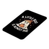 かわいいハロウィンの妊娠発表 マグネット (左側)