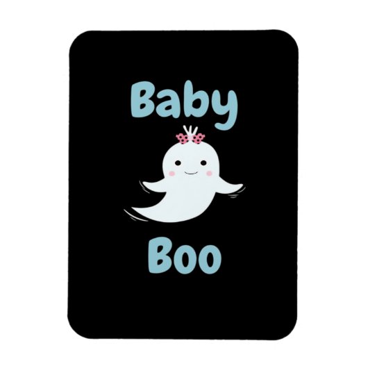 かわいいハロウィンの妊娠発表 マグネット (縦)