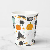 かわいいハロウィンの子供パーティー 紙コップ (左)