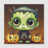 かわいいハロウィンの小さなフランケンシュタイン (正面)
