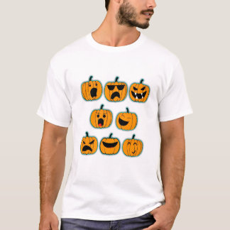 かわいいハロウィンの幽霊のキャラクターデザイン Tシャツ