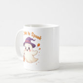 かわいいハロウィンの幽霊のマグカップのギフト コーヒーマグカップ (正面左)