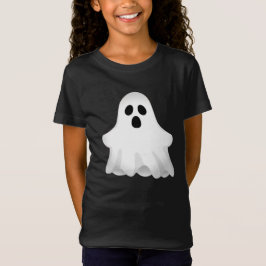 かわいいハロウィンの幽霊の女の子 Tシャツ