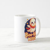 かわいいハロウィンの幽霊マグカップ お化けの夜 コーヒーマグカップ (正面右)