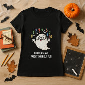 かわいいハロウィンの数字は楽しい数学 Tシャツ