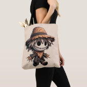 かわいいハロウィンの案山子 トートバッグ (クローズアップ)