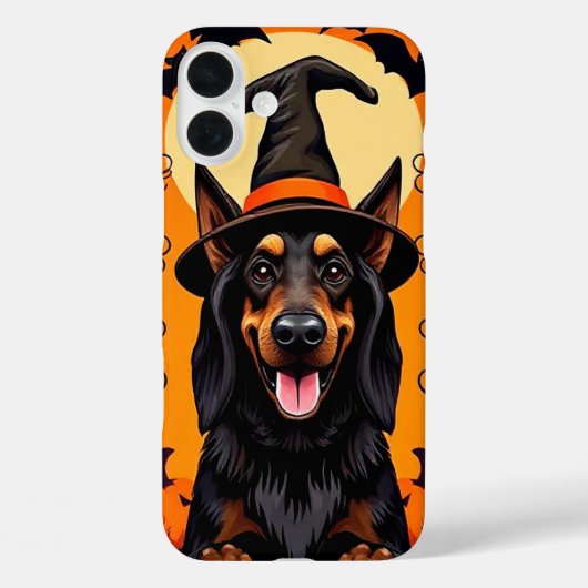 かわいいハロウィンの犬のスプーキーな子犬のデザイン Case-Mate iPhoneケース (裏面)