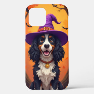 🎃🐶 かわいいハロウィンの犬のデザイン 👻 iPhone 12ケース