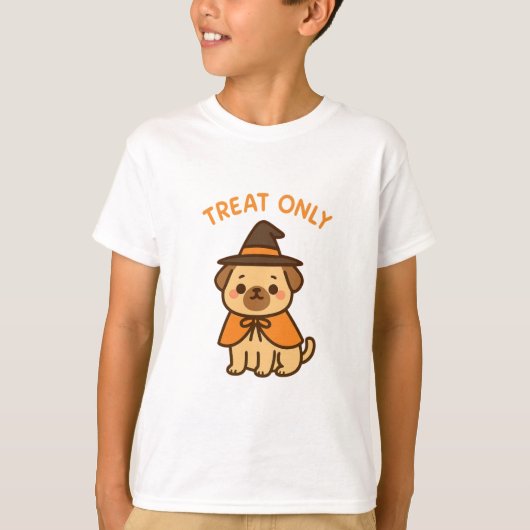 かわいいハロウィンの犬の服 - 犬好きのための Tシャツ (正面)