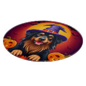 かわいいハロウィンの犬 カッティングボード (角)