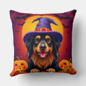 かわいいハロウィンの犬 クッション (裏面)