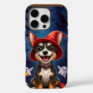 🐶🎃 かわいいハロウィンの犬 スプーキーキュートチャーム ✨ iPhone 16 PROケース