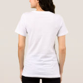 かわいいハロウィンの猫Tシャツ 🎃 トライブレンドTシャツ (裏面)