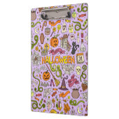 かわいいハロウィンの落書きパターン クリップボード (左)