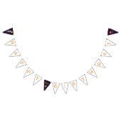 かわいいハロウィンの衣装モダン誕生日パーティー バンティングフラッグ (全)