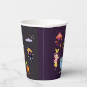 かわいいハロウィンの衣装モダン誕生日パーティー 紙コップ (右)