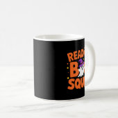 かわいいハロウィンの読書Boo Squadのコスチューム コーヒーマグカップ (正面右)