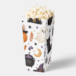 かわいいハロウィンの黒猫シームレスパターン フェイバーボックス