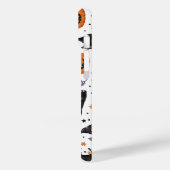 かわいいハロウィンの黒猫シームレスパターン Case-Mate iPhoneケース (裏面 / 左)