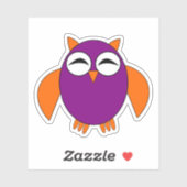 かわいいハロウィンふくろう型 シール (シート)