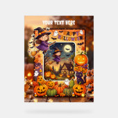 かわいいハロウィンアクリルサイン #1 アクリルサイン (正面)