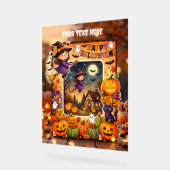 かわいいハロウィンアクリルサイン #1 アクリルサイン (傾斜)