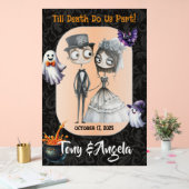 かわいいハロウィンウェディングウェルカムサイン アクリルサイン (ウェディング)