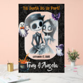 かわいいハロウィンウェディングウェルカムサイン アクリルサイン (ウェディング)