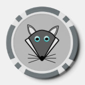 かわいいハロウィンウルフ ポーカーチップ (裏面)