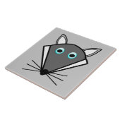 かわいいハロウィンオオカミタイル タイル (側面)