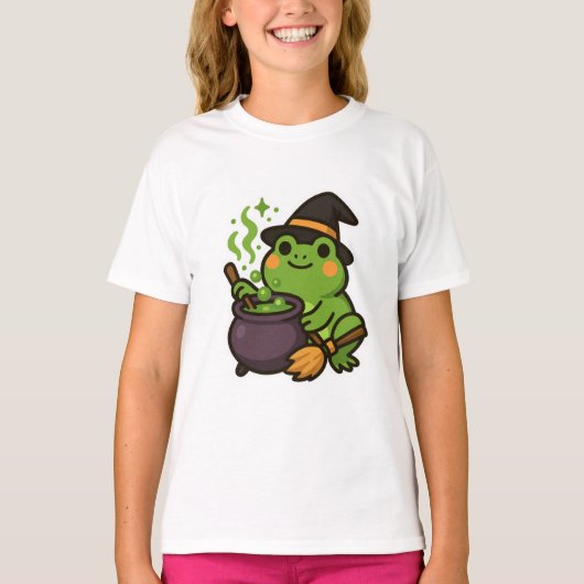 かわいいハロウィンカエル Tシャツ (正面)