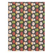 かわいいハロウィンカボチャとグルド テーブルクロス (正面)