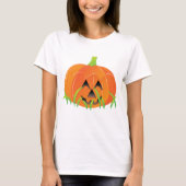 かわいいハロウィンカボチャのジャック・O – ランタン Tシャツ (正面)
